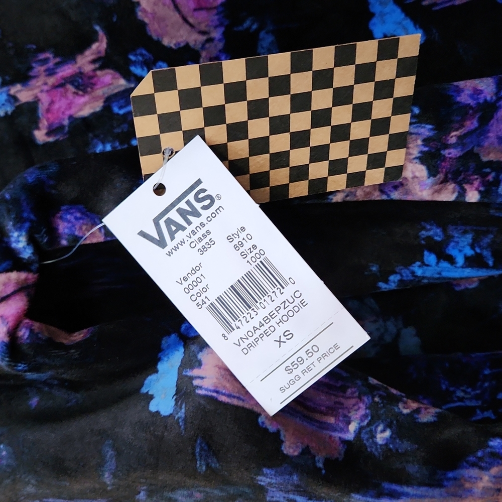 Floral Print Women's Hoodie - Picture 10 of 12